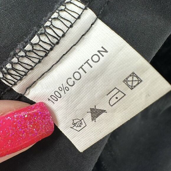 Velzera Mini Dress Black Heavily Embroidered Long Sleeve Bohemian Size S Floral - Picture 9 of 9